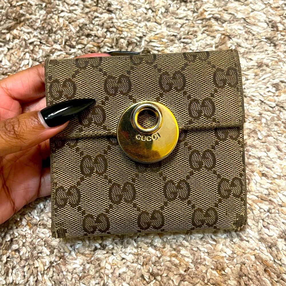 Vintage Gucci Wallet Pink Interior *As Is* Final Sale